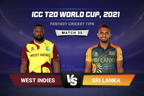 WI vs SL Dream11 Prediction With Stats, Pitch Report & Player Record of ICC T20 World Cup, 2021 For Match 35