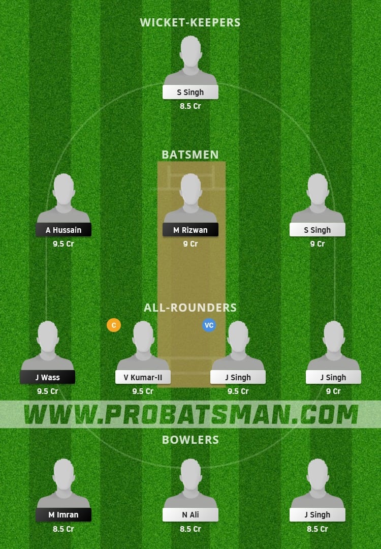 JIB vs KIN-XI Dream11 Fantasy Team Prediction