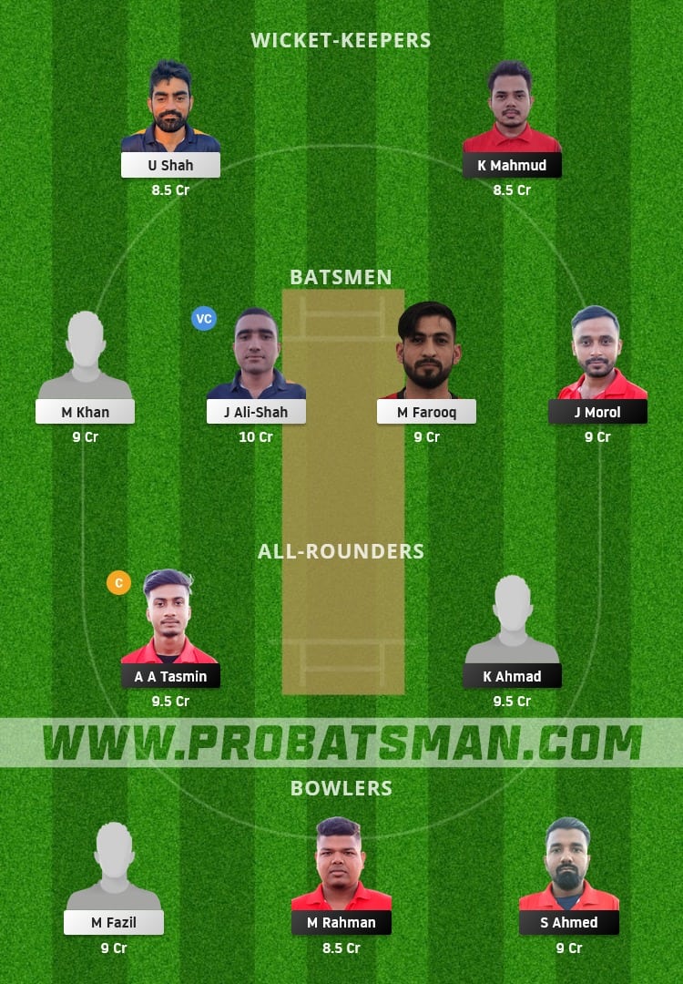 NFCC vs LIZ Dream11 Fantasy Team Prediction