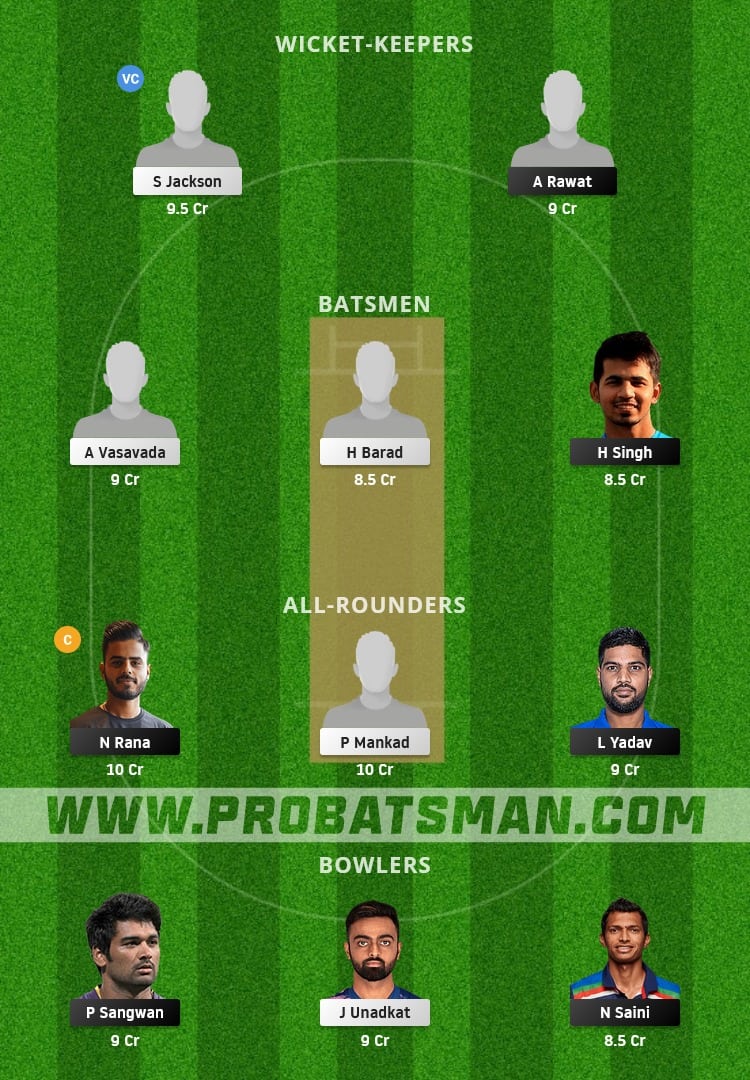 DEL vs SAU Dream11 Fantasy Team Prediction