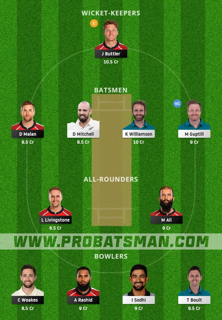 ENG vs NZ Dream11 Fantasy Team Prediction