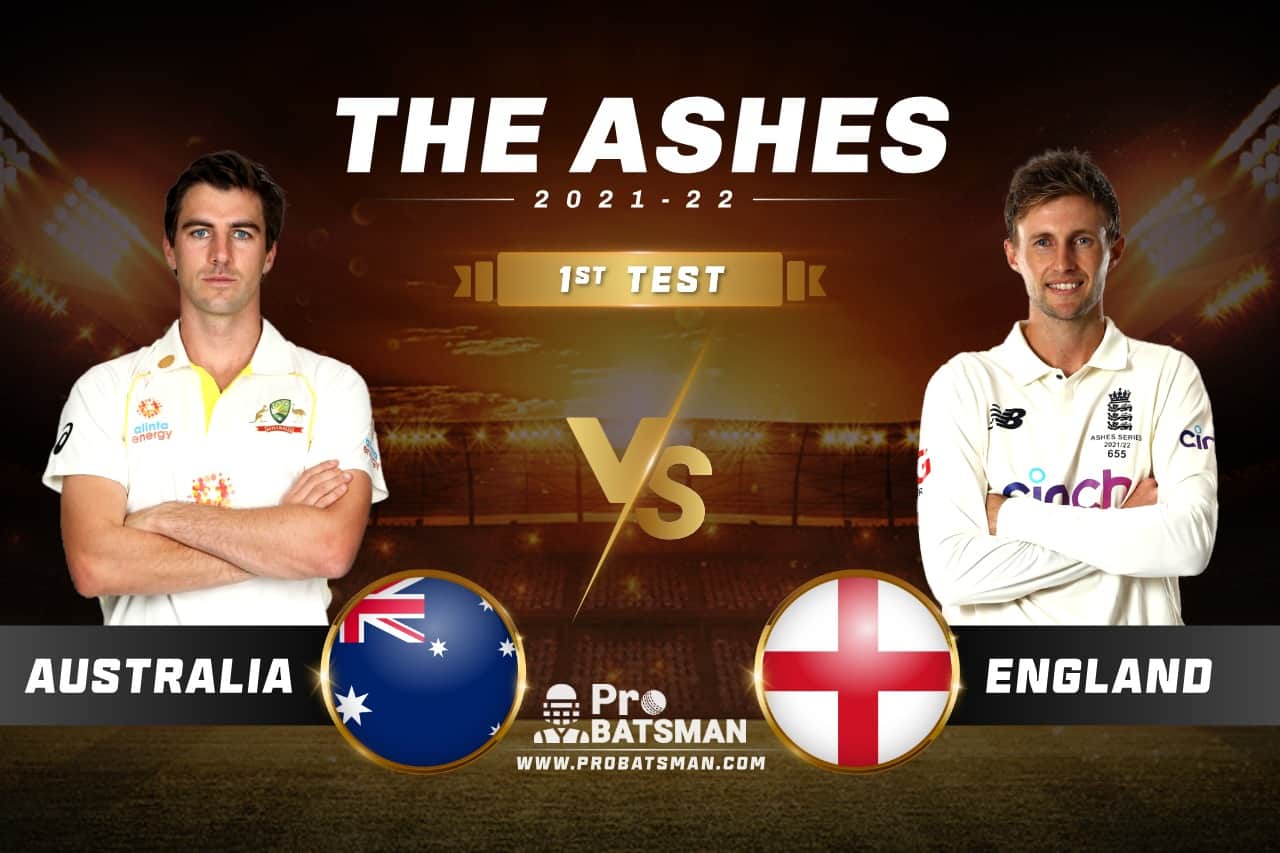 AUS vs ENG Dream11 Prediction With Stats, Pitch Report & Player Record