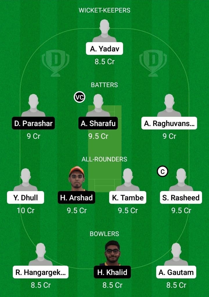 IN-U19 vs UAE-U19 Dream11 Fantasy Team Prediction