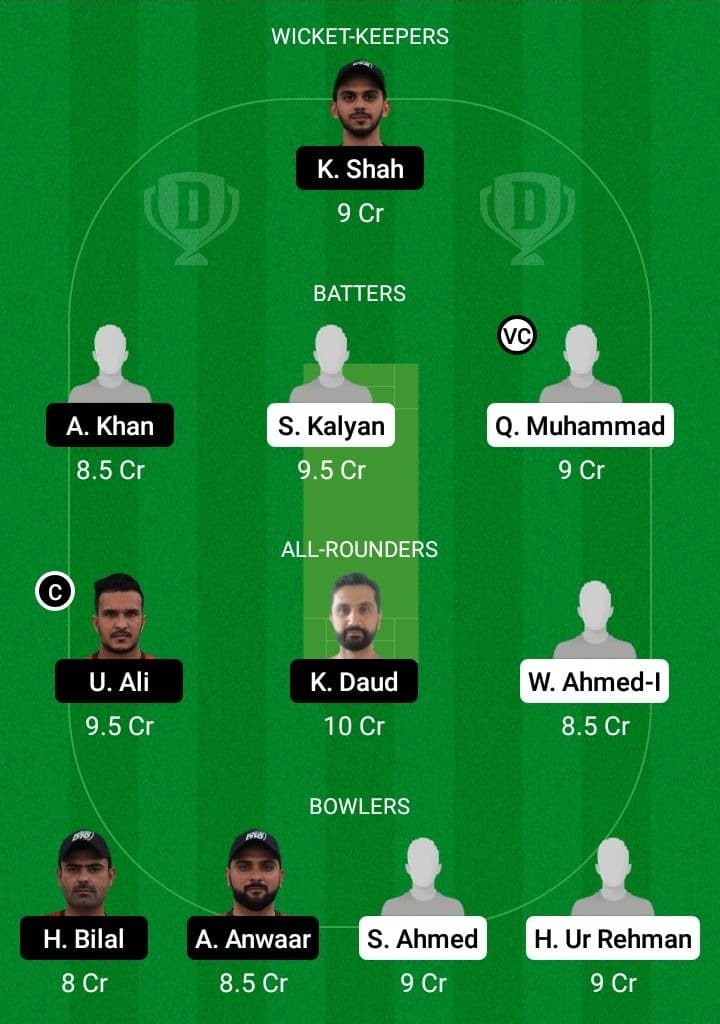 AJM vs SHA Dream11 Fantasy Team Prediction