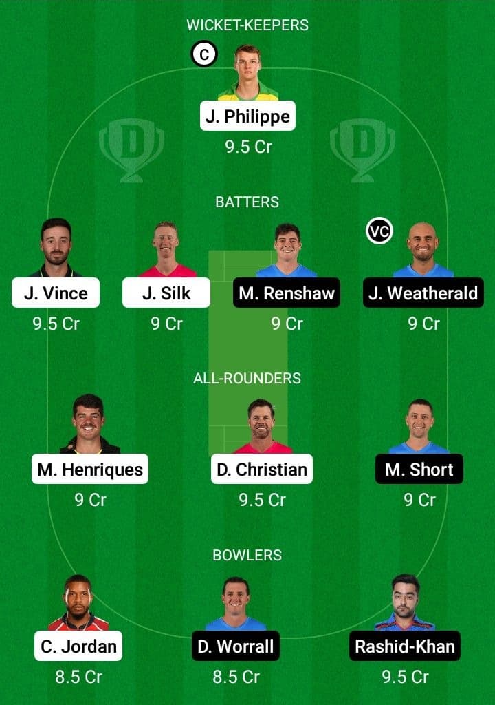 SIX vs STR Dream11 Fantasy Team Prediction