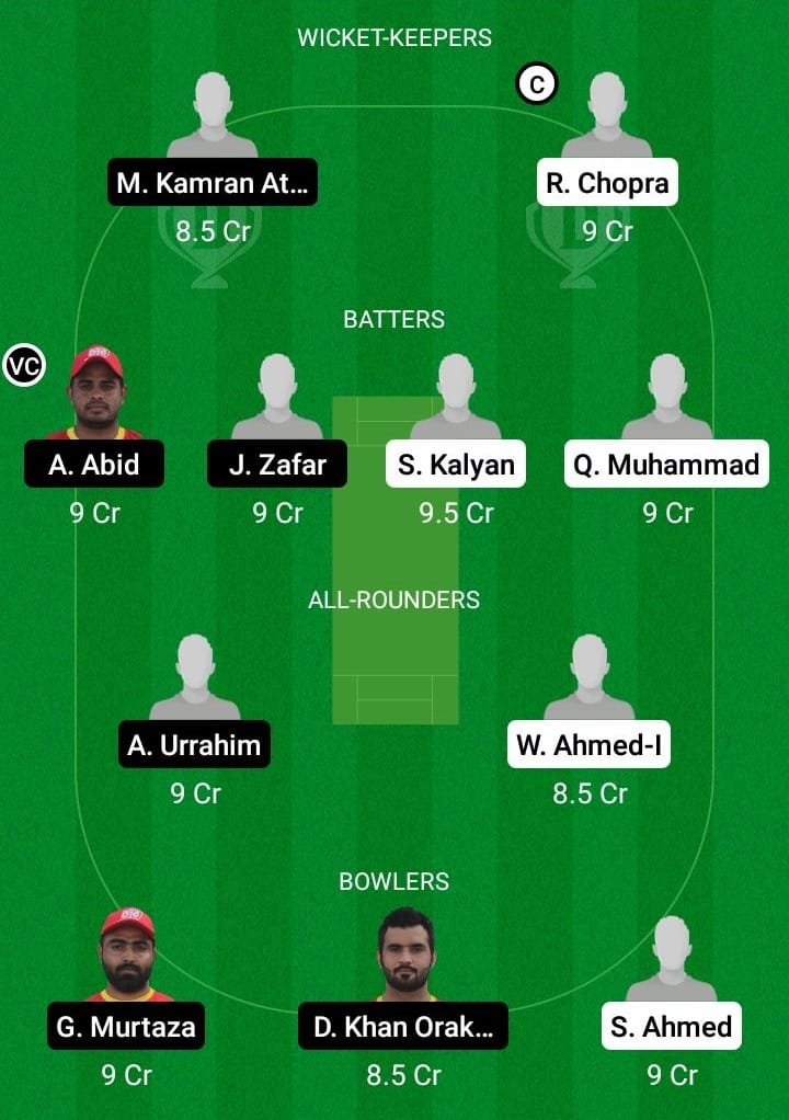 AJM vs ABD Dream11 Fantasy Team Prediction