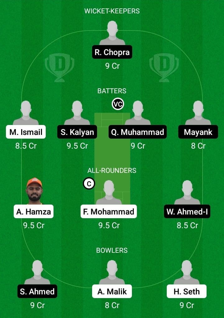 UB vs AJM Dream11 Fantasy Team Prediction