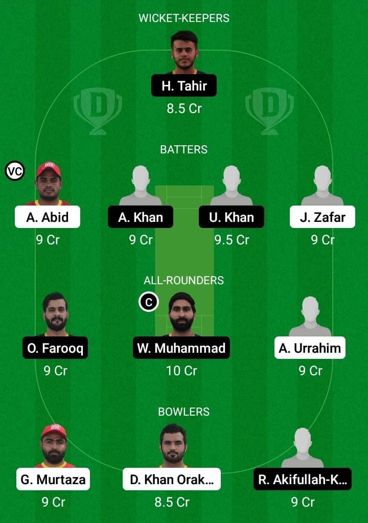 ABD vs FUJ Dream11 Fantasy Team Prediction