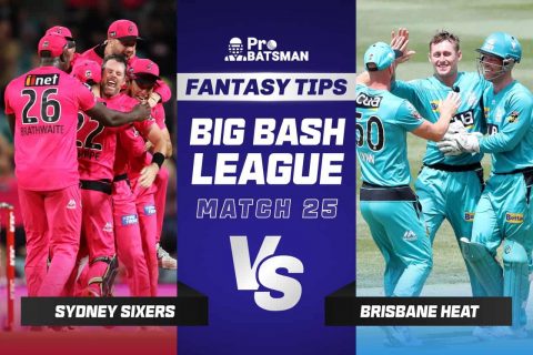 BBL 2021-22: SIX vs HEA Dream11 Prediction With Stats, Pitch Report & Player Record of Big Bash League For Match 25