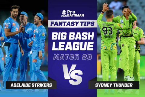 BBL 2021-22: STR vs THU Dream11 Prediction With Stats, Pitch Report & Player Record of Big Bash League For Match 28