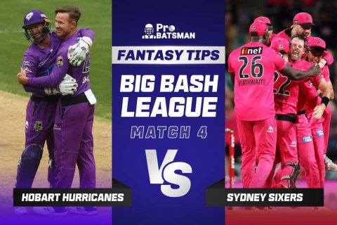BBL 2021-22: HUR vs SIX Dream11 Prediction With Stats, Pitch Report & Player Record of Big Bash League For Match 4