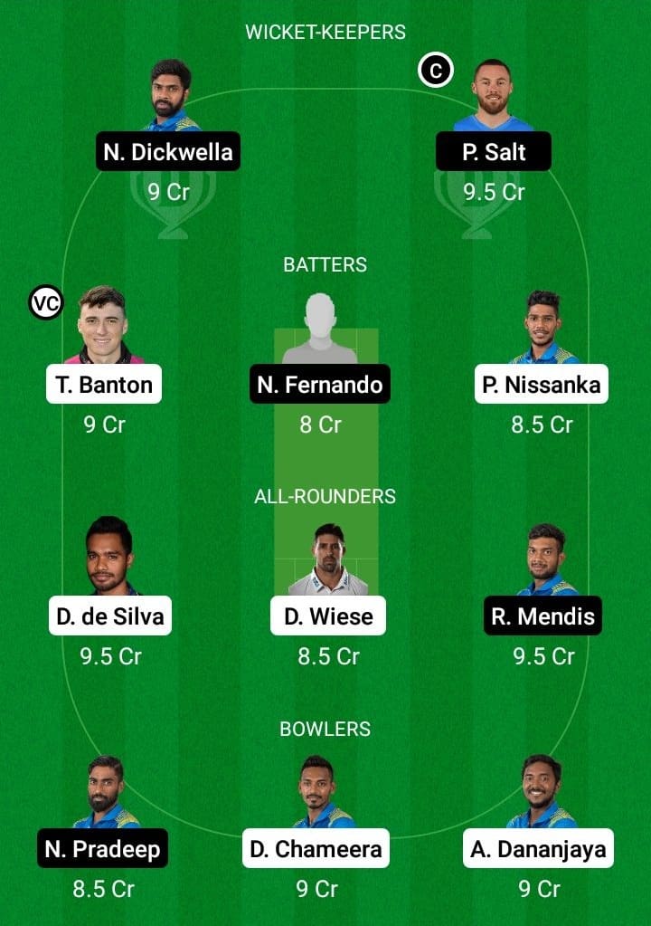 CS vs DG Dream11 Fantasy Team Prediction