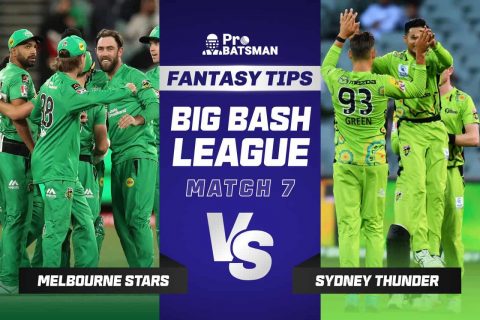 BBL 2021-22: STA vs THU Dream11 Prediction With Stats, Pitch Report & Player Record of Big Bash League For Match 7