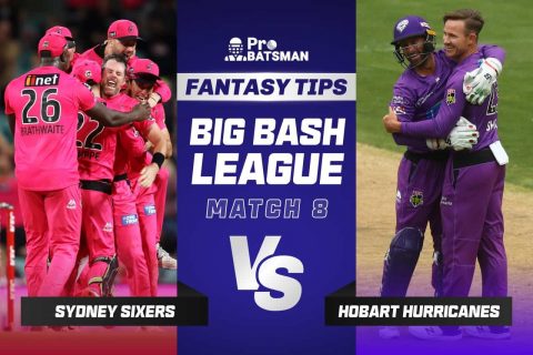 BBL 2021-22: SIX vs HUR Dream11 Prediction With Stats, Pitch Report & Player Record of Big Bash League For Match 8