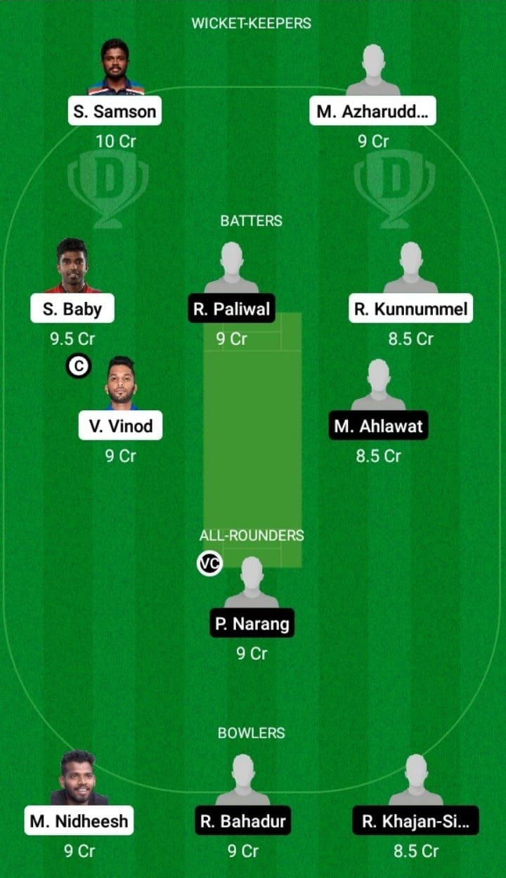 KER vs SER Dream11 Fantasy Team Prediction