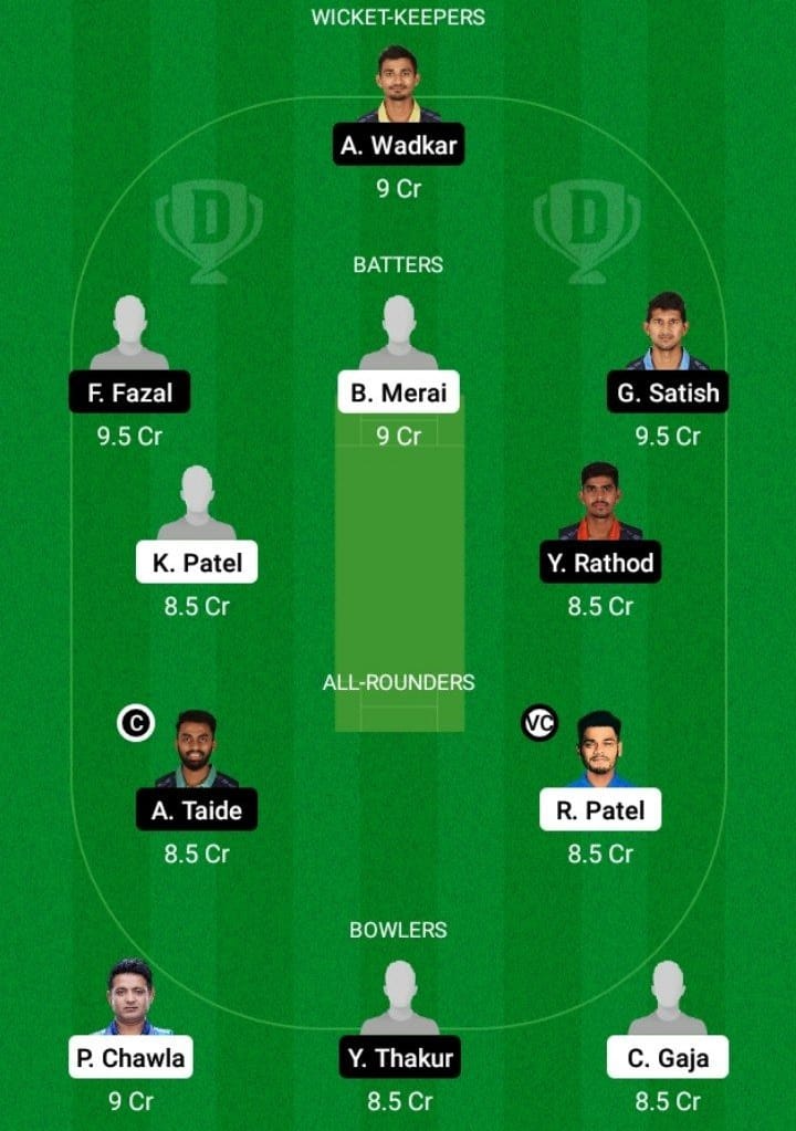 GUJ vs VID Dream11 Fantasy Team Prediction