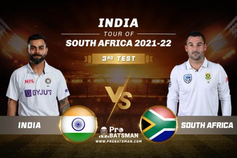 SA vs IND Dream11 Prediction India Tour of South Africa, 2021-22 For 3rd Test