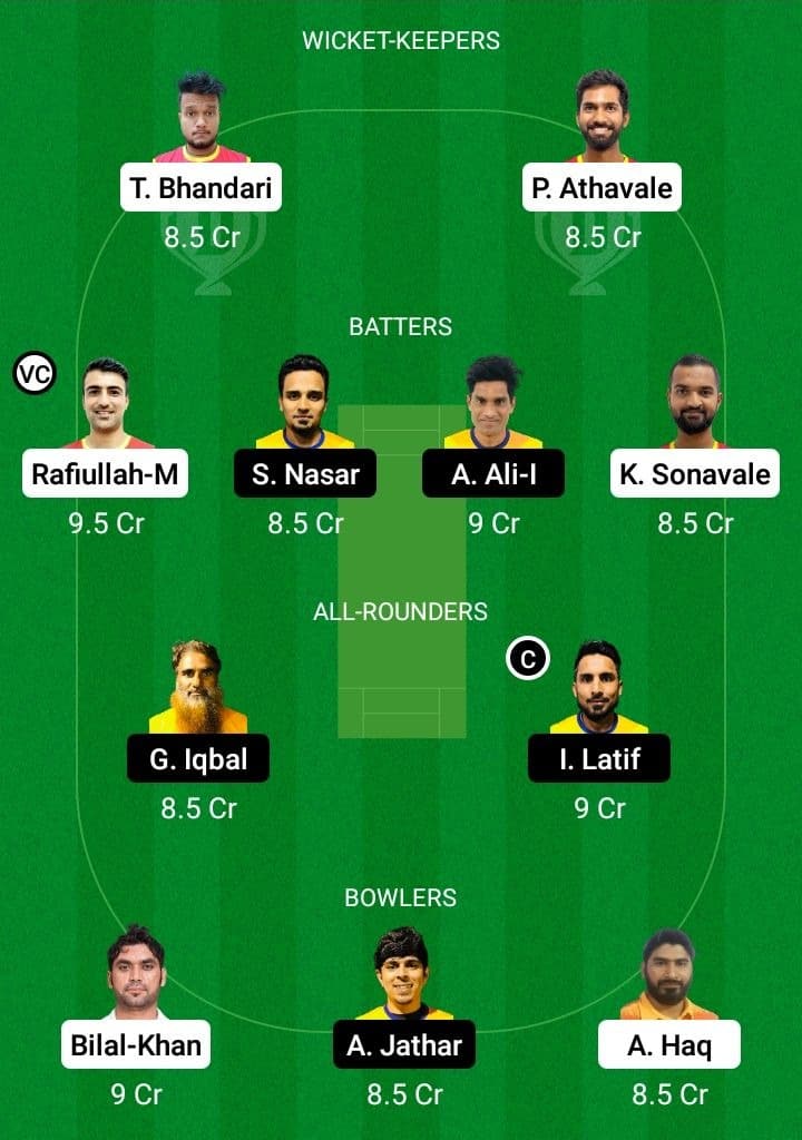 AMR vs GGI Dream11 Fantasy Team Prediction