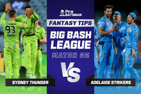 BBL 2021-22: THU vs STR Dream11 Prediction With Stats, Pitch Report & Player Record of Big Bash League For Match 32