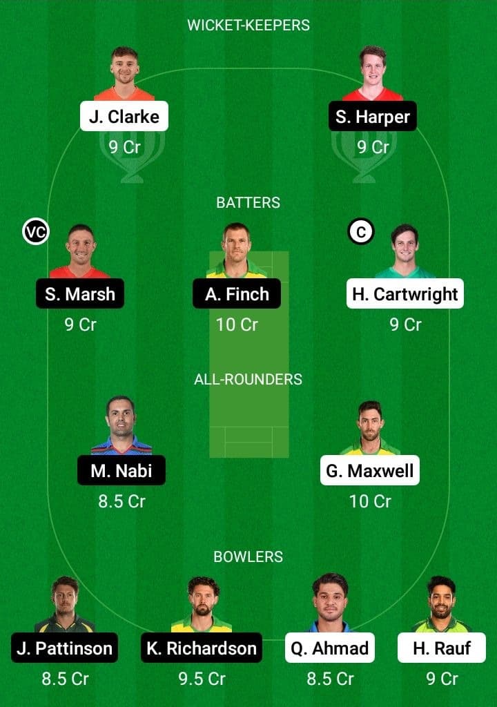 STA vs REN Dream11 Fantasy Team Prediction