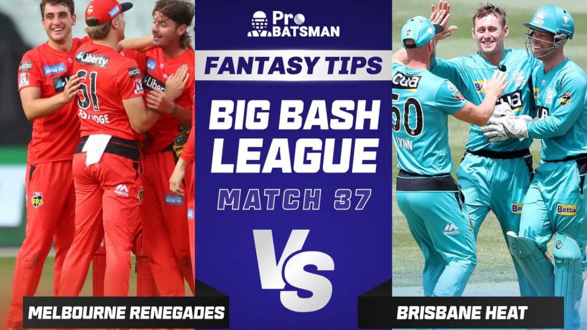 l 21 22 Ren Vs Hea Dream11 Prediction With Stats Pitch Report Player Record Of Big Bash League For Match 37 Probatsman