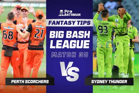 BBL 2021-22: SCO vs THU Dream11 Prediction With Stats, Pitch Report & Player Record of Big Bash League For Match 38