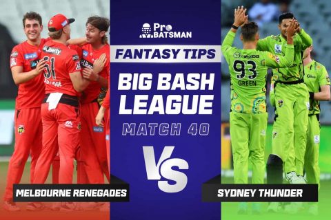 BBL 2021-22: REN vs THU Dream11 Prediction With Stats, Pitch Report & Player Record of Big Bash League For Match 40
