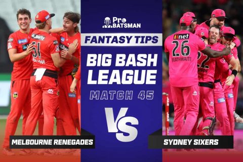 BBL 2021-22: REN vs SIX Dream11 Prediction With Stats, Pitch Report & Player Record of Big Bash League For Match 45