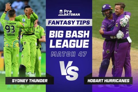 BBL 2021-22: THU vs HUR Dream11 Prediction With Stats, Pitch Report & Player Record of Big Bash League For Match 47