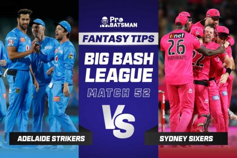 BBL 2021-22: STR vs SIX Dream11 Prediction With Stats, Pitch Report & Player Record of Big Bash League For Match 52