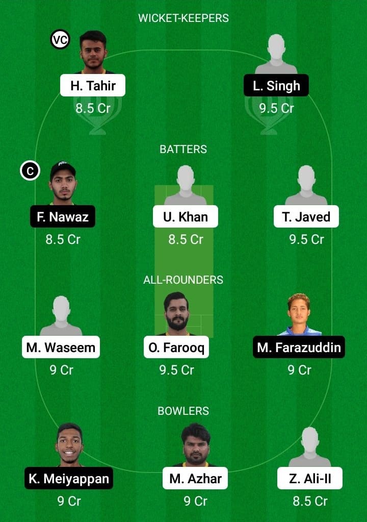 BG vs KAB Dream11 Fantasy Team Prediction