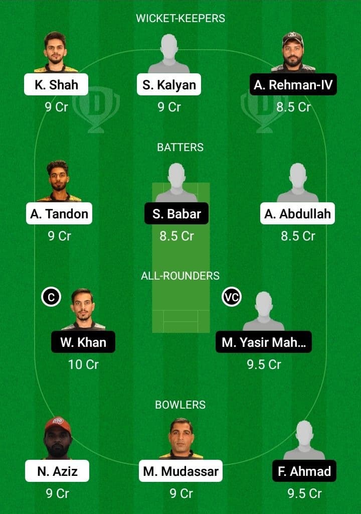 ALT vs FDD Dream11 Prediction With Stats, Pitch Report & Player Record of Sharjah CBFS T10, 2022 For 4th Quarter-Final