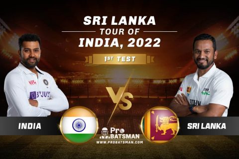 1st Test - IND vs SL Dream11 Prediction