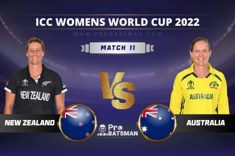 NZ-W vs AU-W Dream11 Prediction ICC Women’s World Cup, 2022 Match 11