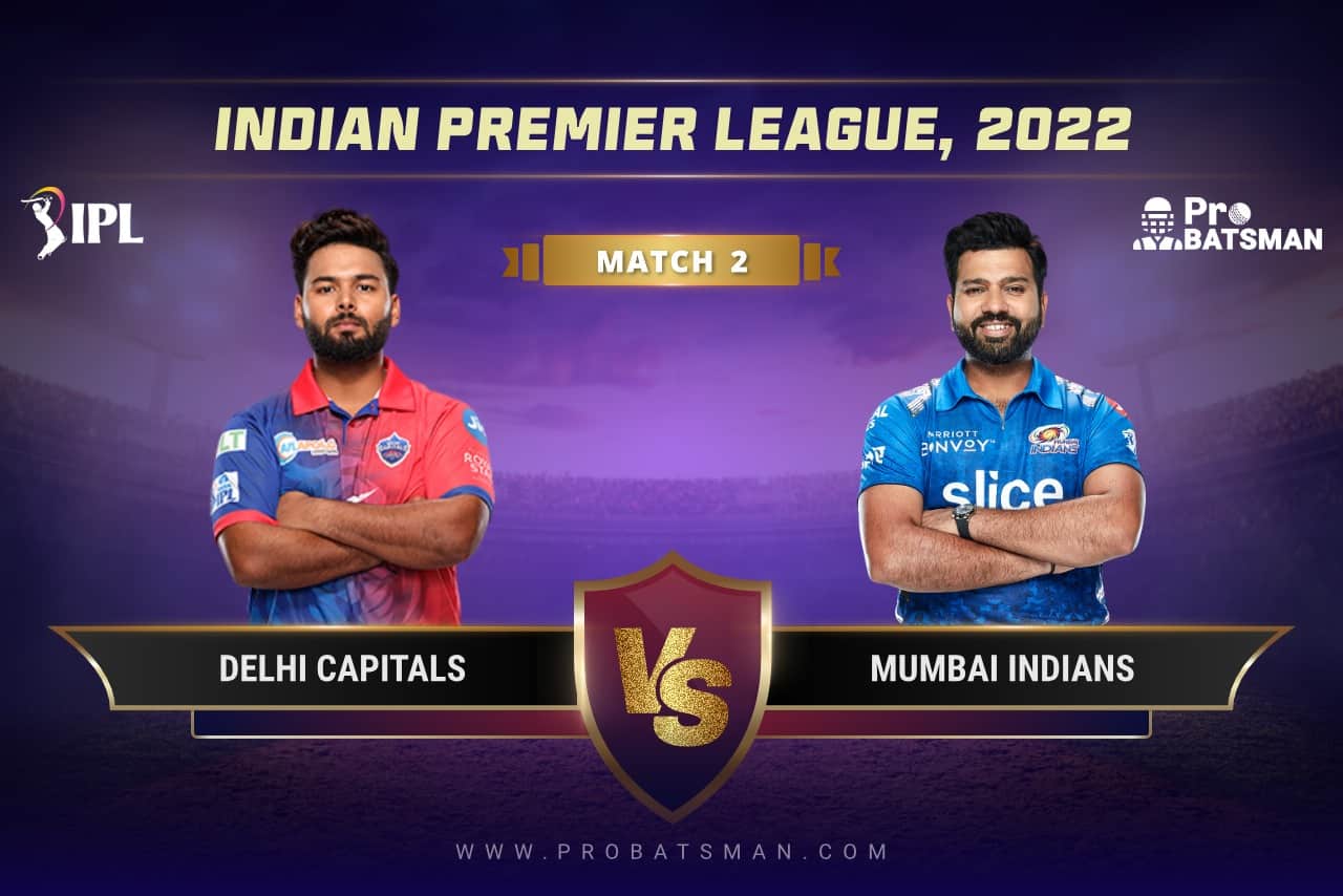 DC vs MI Dream11 Prediction: Fantasy Cricket Tips, Playing XI, Pitch Report, Stats & Injury Updates of Match 2, IPL 2022 Match 2 DC vs MI Dream11 Prediction IPL 2022