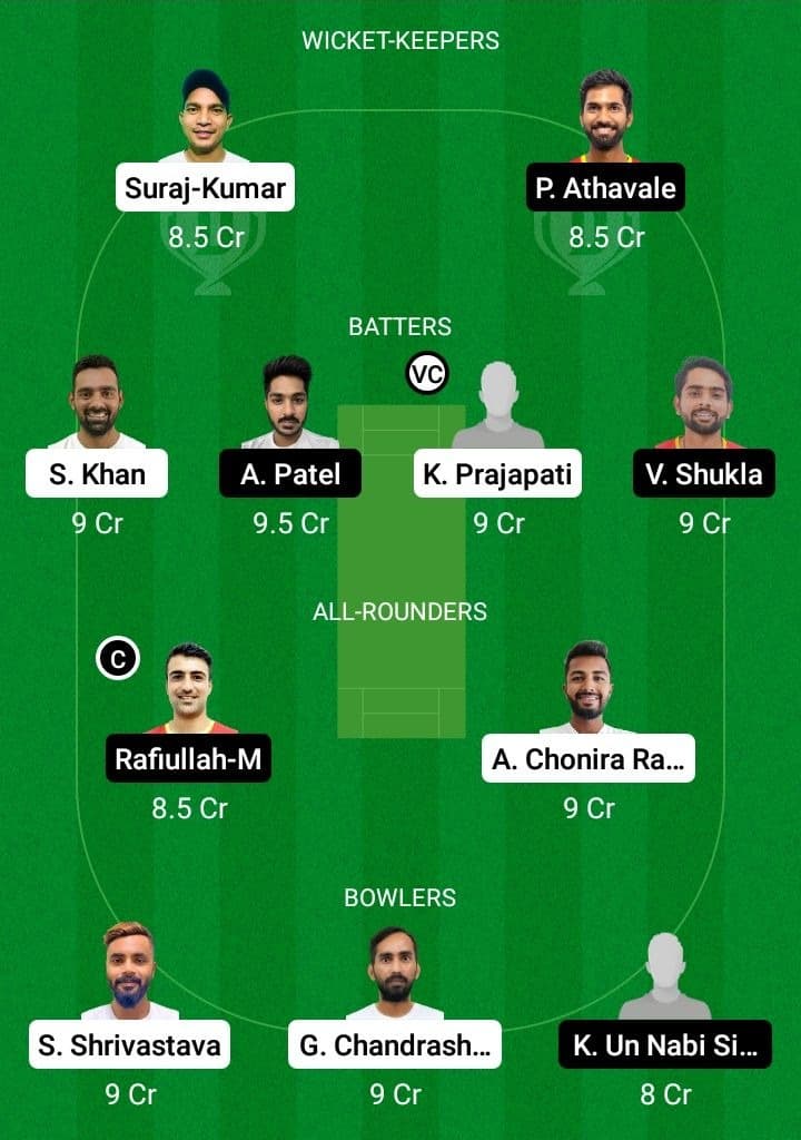 QUT vs AMR Dream11 Fantasy Team Prediction