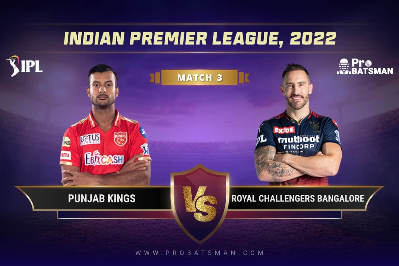 Match 3 PBKS vs RCB Dream11 Prediction IPL 2022