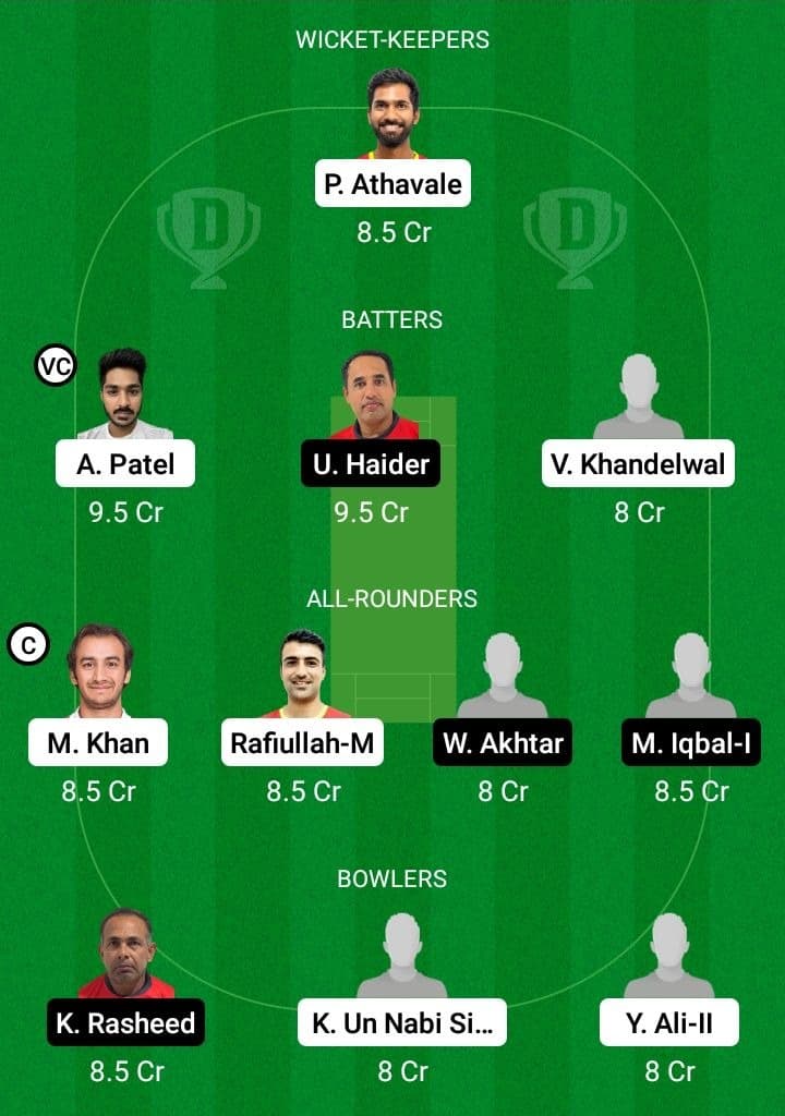 AMR vs AZA Dream11 Fantasy Team Prediction