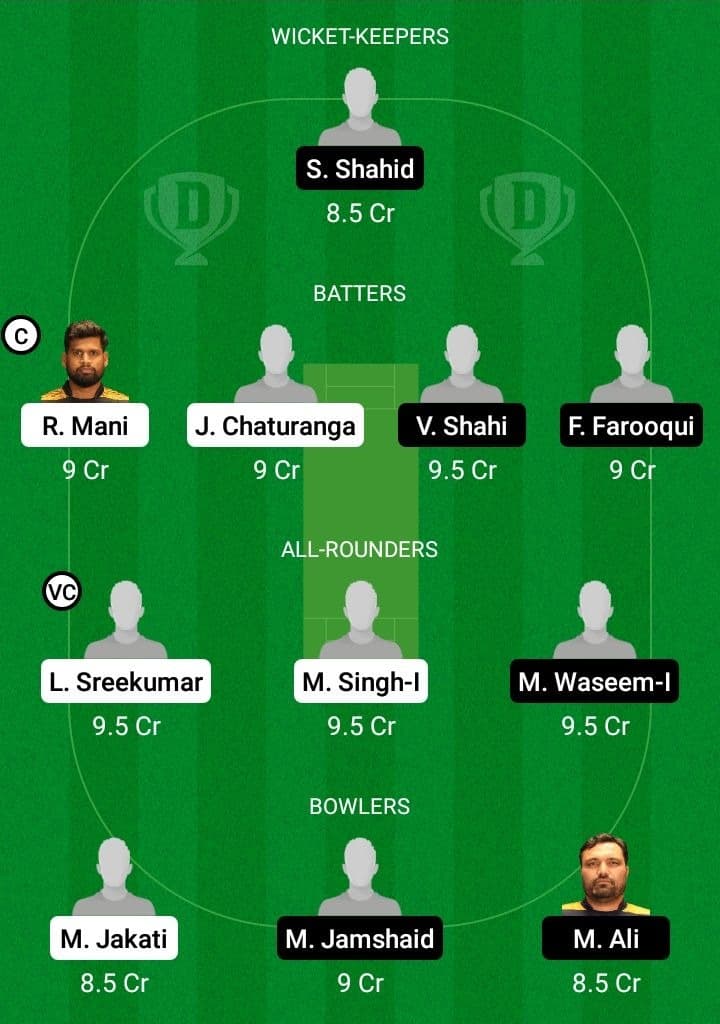 COL vs VEN Dream11 Fantasy Team Prediction