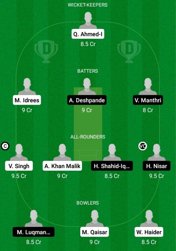 GS vs KLS Dream11 Fantasy Team Prediction