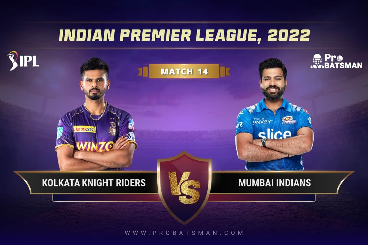 KKR vs MI Dream11 Prediction: Match Preview, Playing XI, Pitch Report, Stats & Injury Updates of Match 14, IPL 2022 IPL 2022 Match 14 KKR vs MI Dream11 Prediction