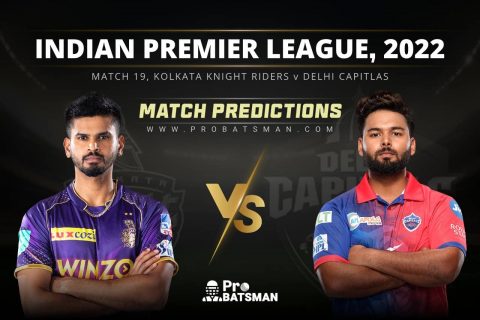 IPL 2022: KKR vs DC– Match 19, Match Prediction – Who Will Win Today’s Match