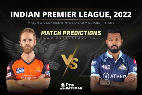 IPL 2022: SRH vs GT – Match 21, Match Prediction – Who Will Win Today’s Match