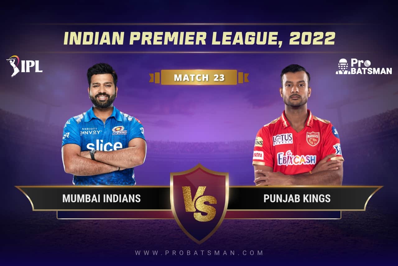 IPL 2022 Match 23 MI vs PBKS Dream11 Prediction
