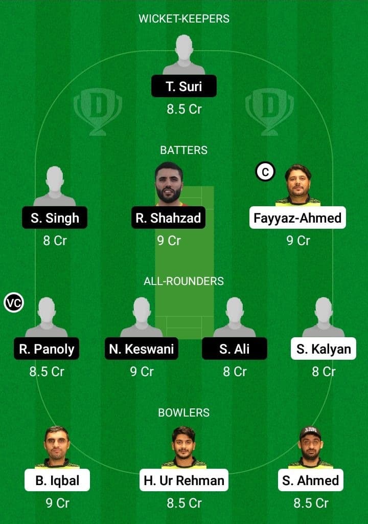 KAS vs DCS Dream11 Fantasy Team Prediction