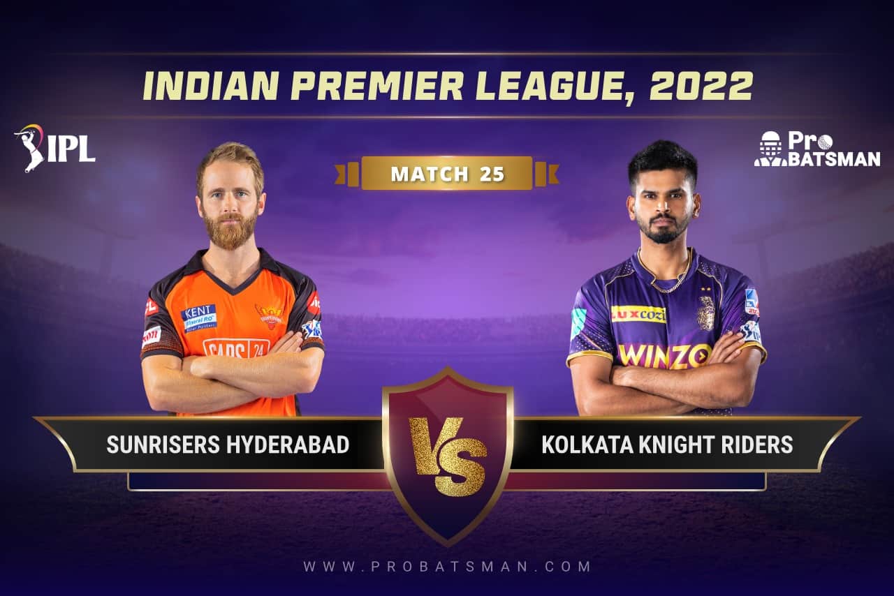 IPL 2022 Match 25 SRH vs KKR Dream11 Prediction