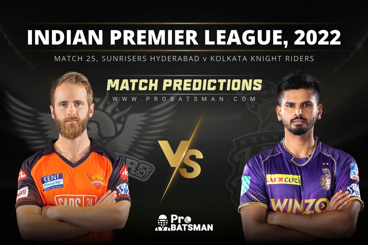 IPL 2022 - Match 25: SRH vs KKR Prediction Who Will Win Today