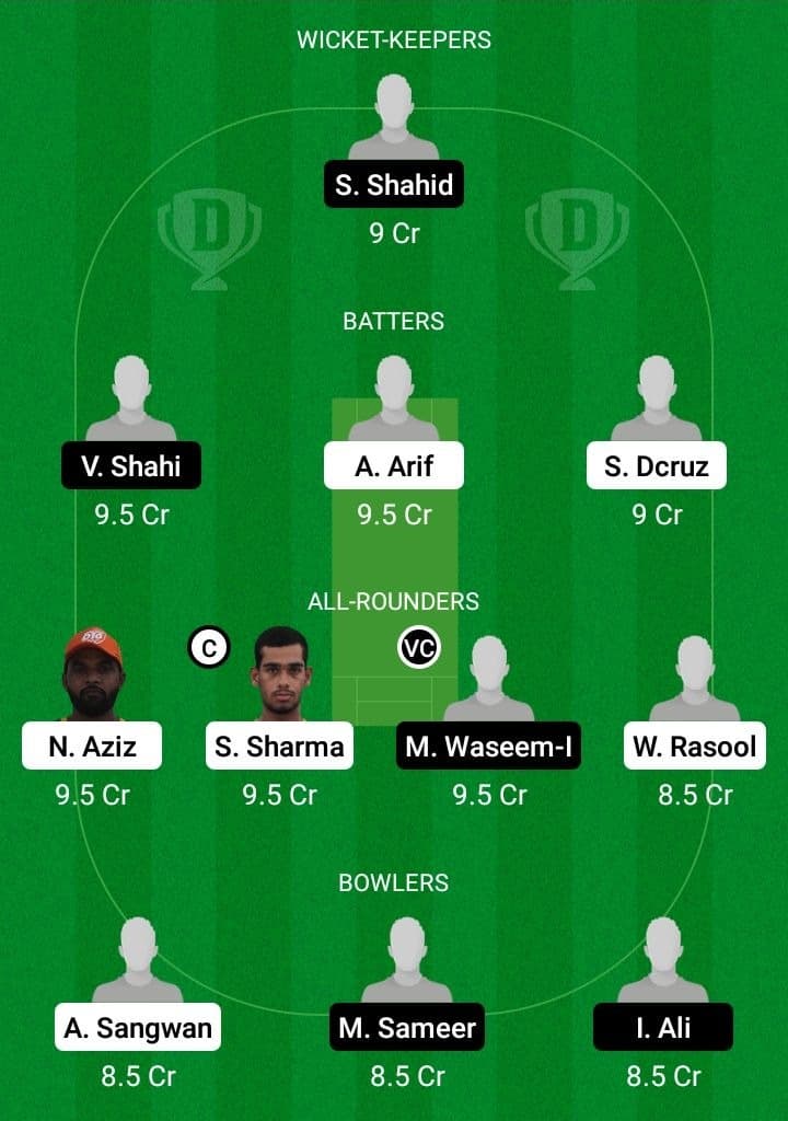 AJH vs VEN Dream11 Fantasy Team 