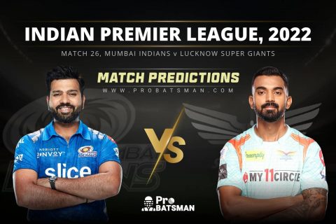 IPL 2022: MI vs LSG – Match 26, Match Prediction – Who Will Win Today’s Match?