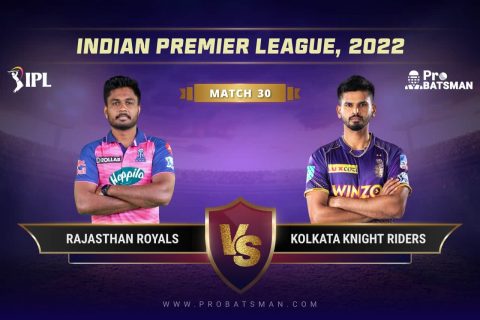 IPL 2022, Match 30- RR vs KKR Dream11 Prediction With Preview, Playing 11, Pitch Report, Player Records & Updates